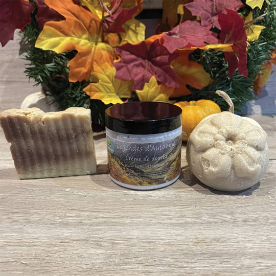 Cadeau Ma Saison Préférée ! – Savon, crème de douche et gommage naturels pour l’automne