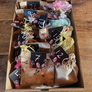 Calendrier de l'Avent de La Roulotte à Savon - 25 jours de Surprises Cosmétiques pour patienter jusqu'à Noël !